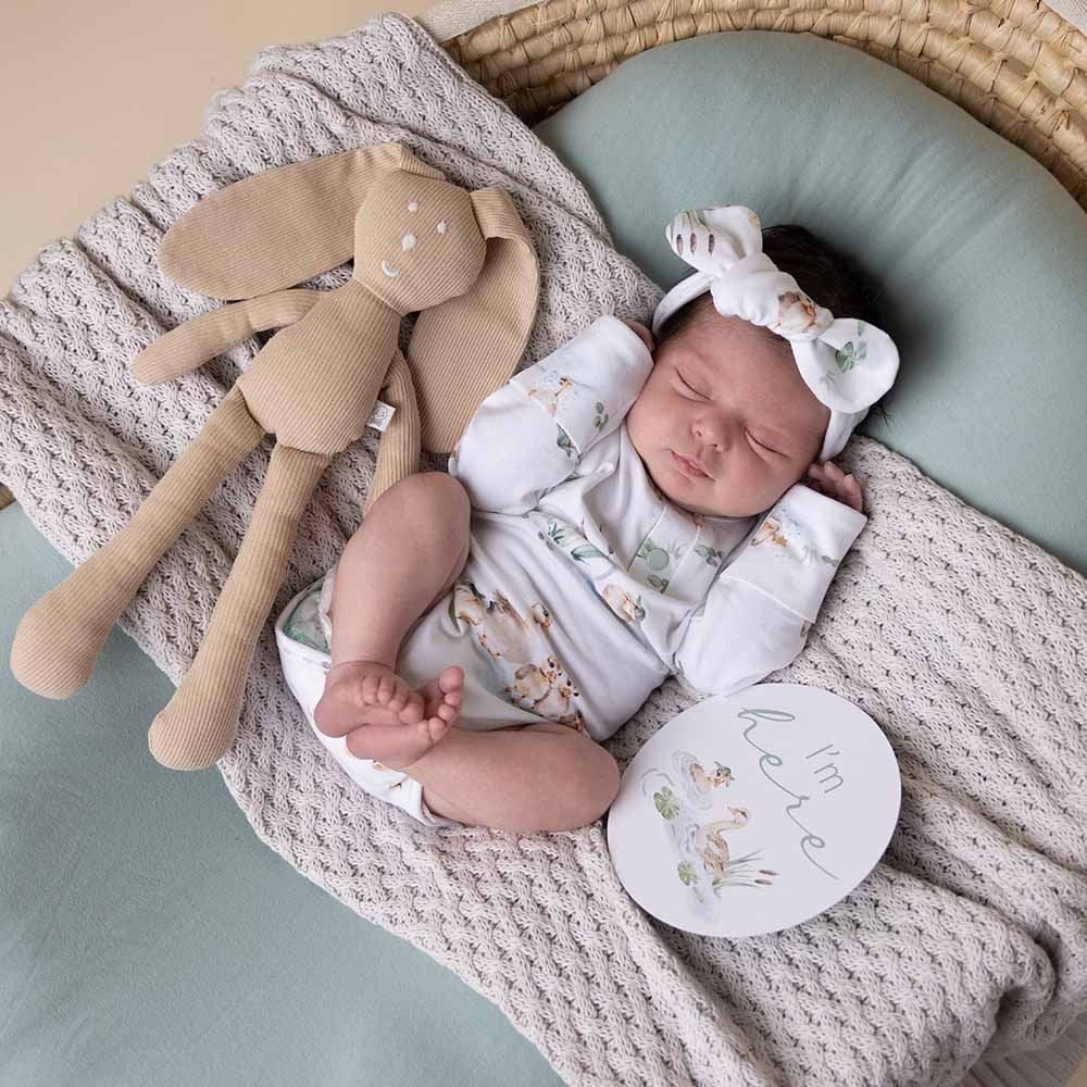 Snuggle Hunny Kids Snuggle Hunny Duck Pond Long Sleeve Organic Bodysuit