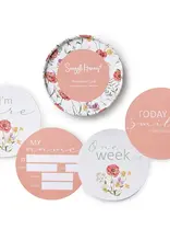 Snuggle Hunny Kids Snuggle Hunny Meadow & Pink Sand Reversible Milestone Cards