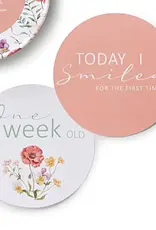 Snuggle Hunny Kids Snuggle Hunny Meadow & Pink Sand Reversible Milestone Cards