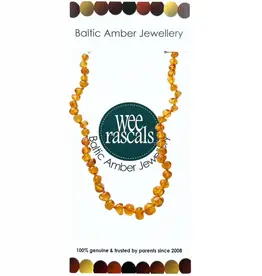 Wee Rascals Wee Rascals Amber Beads Child Necklace 38cm