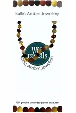 Wee Rascals Wee Rascals Amber Beads Adult Bracelet 18cm