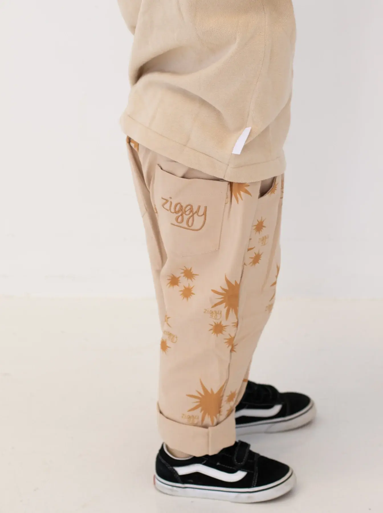 Ziggy Lou Ziggy Lou Canvas Pants Flare - 2Y