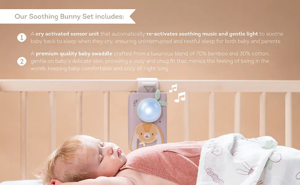 Taf Toys Taf Toys Bunny Soother & Swaddle Set