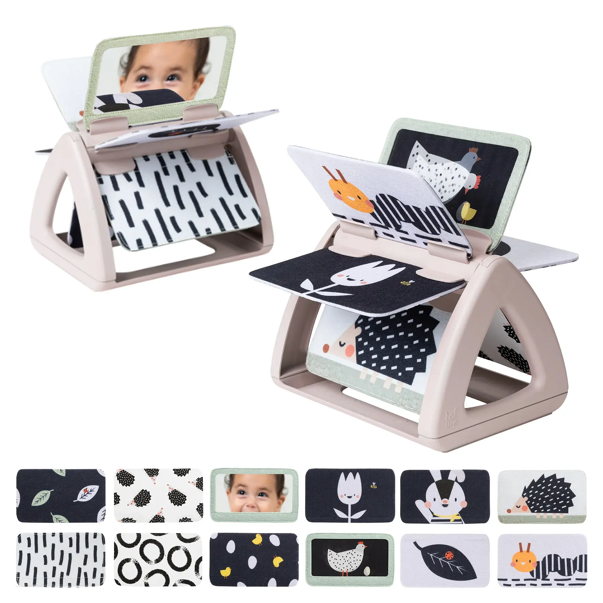 Taf Toys Taf Toys Black & White Spinning Book