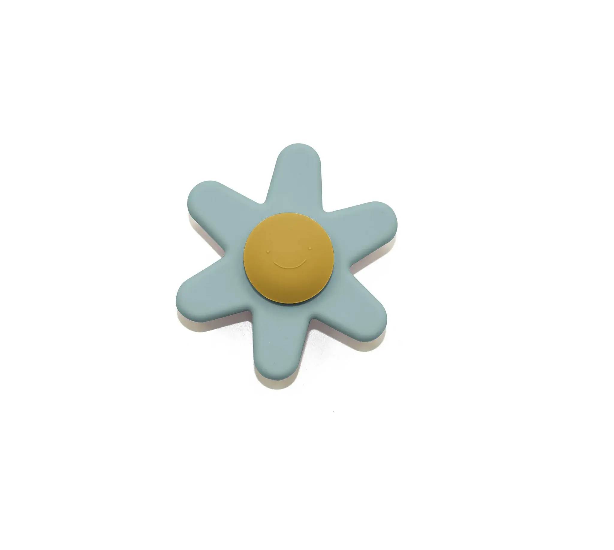 Playette Playette Silicone Fidget Fun Spinner Flower with Smile