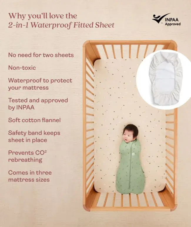 ErgoPouch ErgoPouch 2-In-1 Waterproof Fitted Sheet