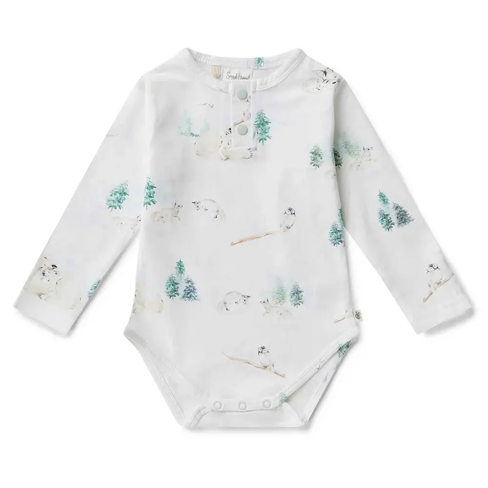 Snuggle Hunny Kids Snuggle Hunny Arctic Long Sleeve Bodysuit -  0(6-12m)