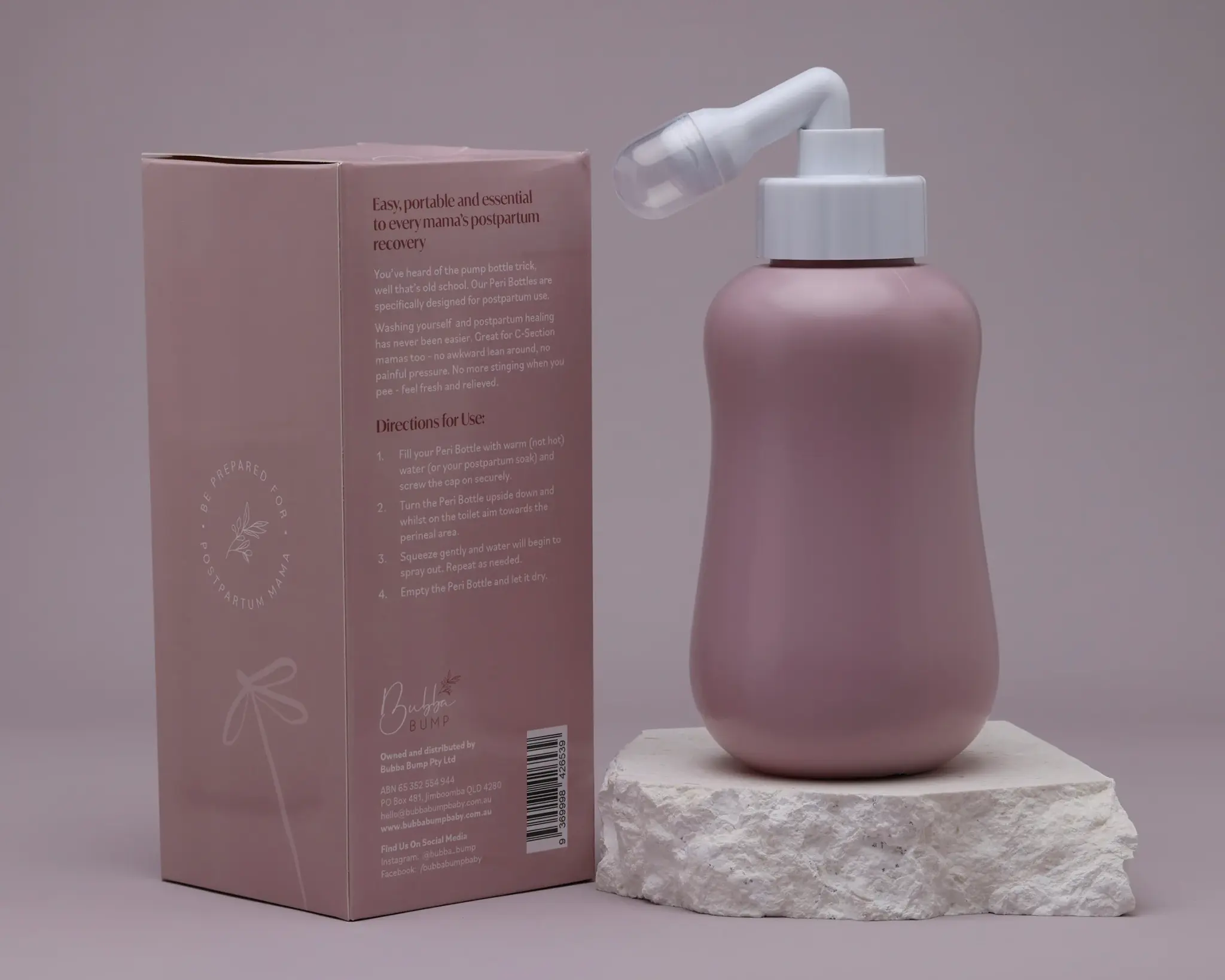 Bubba Bump Bubba Bump Upside Down 360ml Peri Bottle for Postpartum Healing