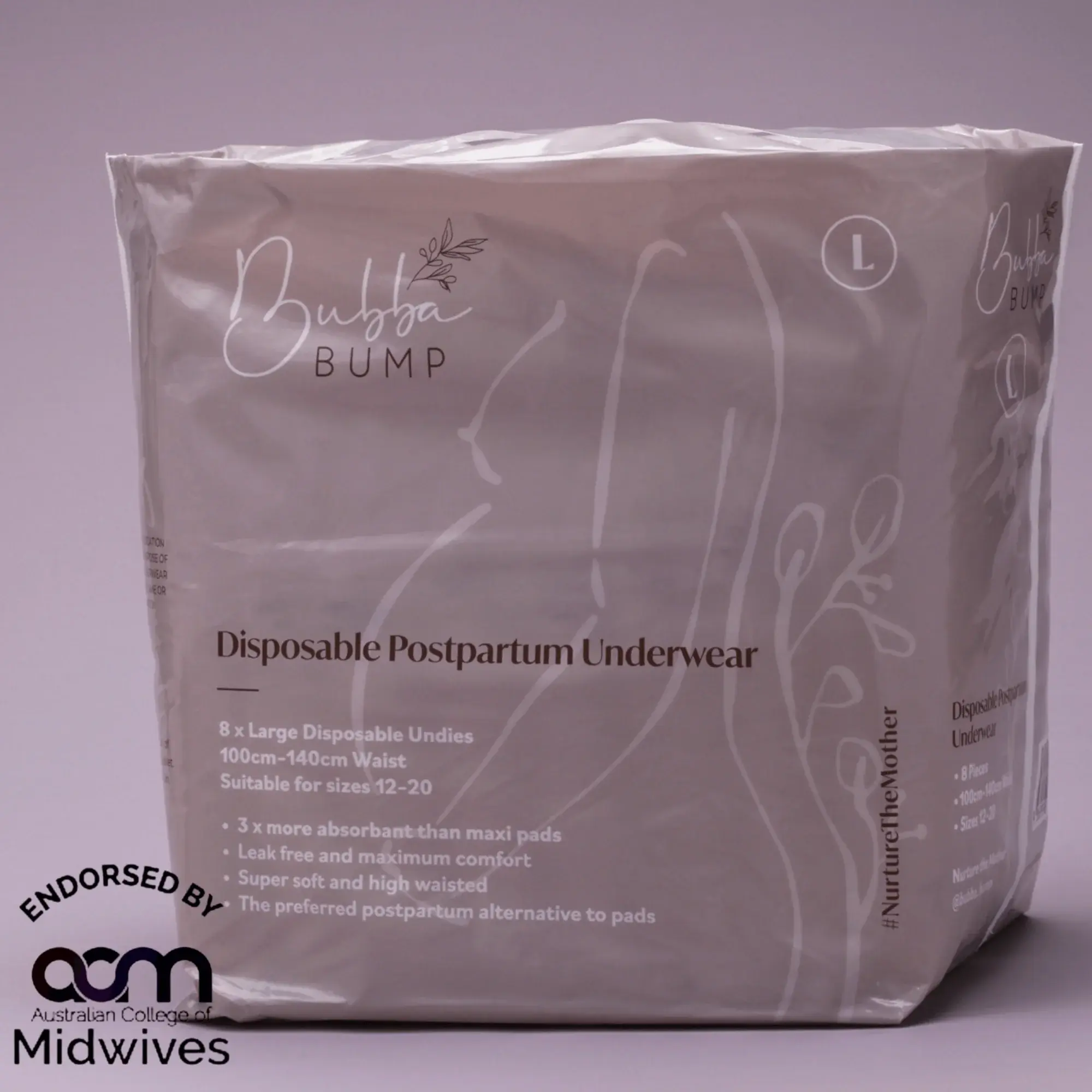 Bubba Bump Bubba Bump Disposable postpartum underwear (One Pack (8 Pairs) Medium