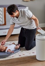 Shnuggle Shnuggle Eco-Touch Nappy Bin White/Grey