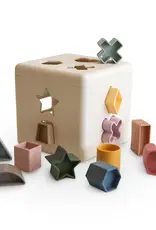 Mushie Mushie Shape Sorting Box Colour Mix