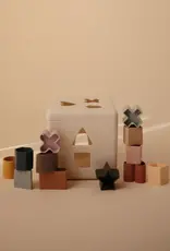 Mushie Mushie Shape Sorting Box Colour Mix