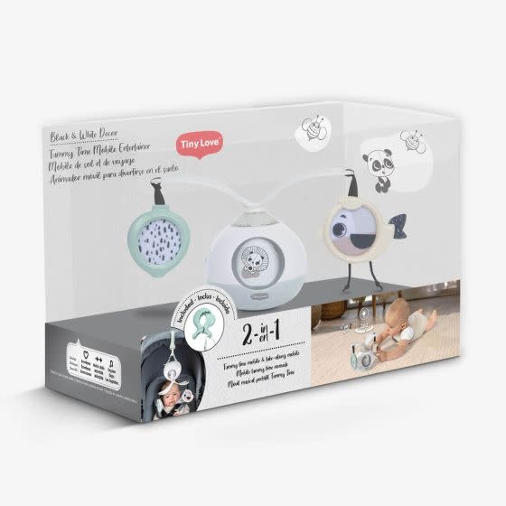 Tiny Love Tiny Love B&W Décor Tummy Time Mobile Entertainer