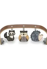 UPPABaby UPPAbaby Mira Bouncer Forest Fun Toy Bar – Grey | Walnut Wood