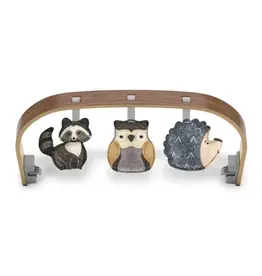 UPPABaby UPPAbaby Mira Bouncer Forest Fun Toy Bar – Grey | Walnut Wood