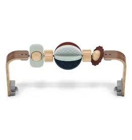 UPPABaby UPPAbaby Mira Bouncer Wonder Wheel Toy Bar – Multicolor | Walnut Wood