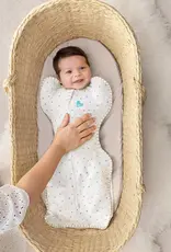 Love To Dream Love To Dream Cotton Swaddle UP Organic Lite 0.2 Tog White - Starlight