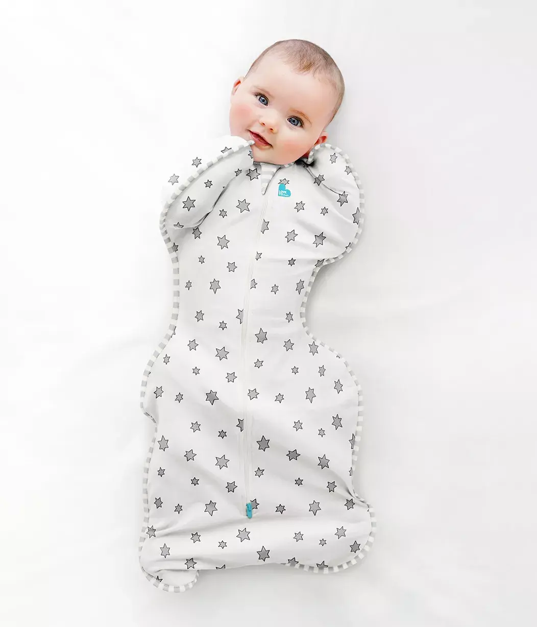 Love To Dream Love To Dream Swaddle UP Bamboo Lite 0.2 Tog Superstar Cream