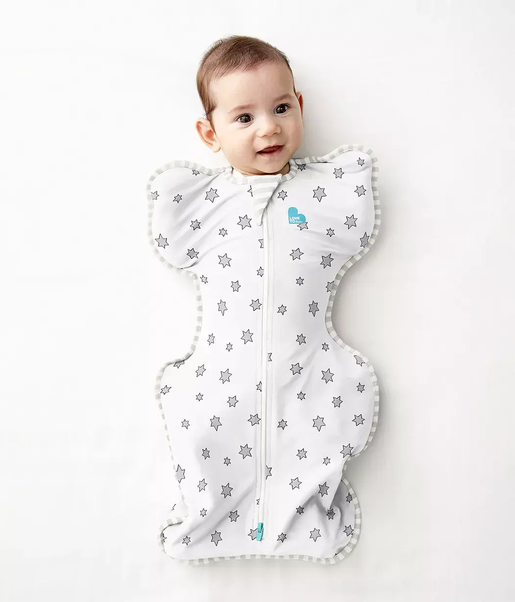 Love To Dream Love To Dream Swaddle UP Bamboo Lite 0.2 Tog Superstar Cream