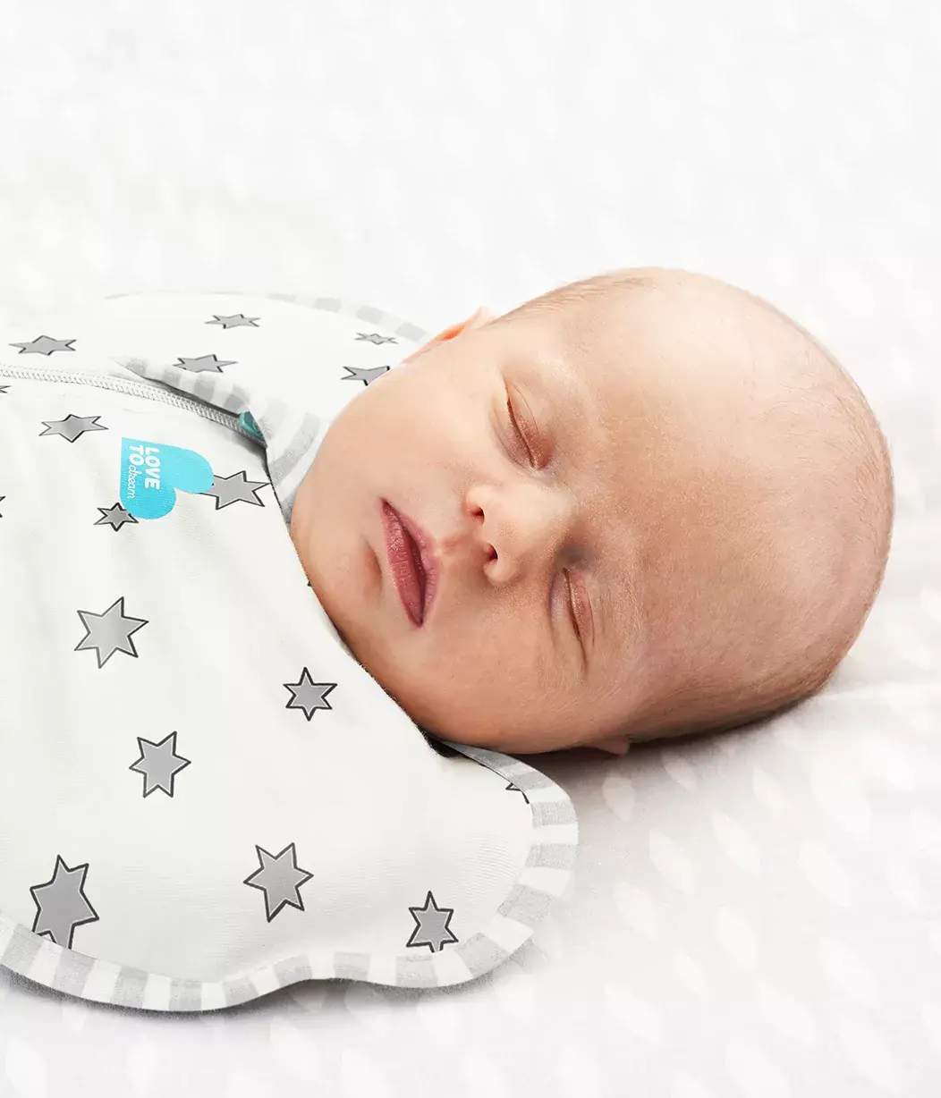 Love To Dream Love To Dream Swaddle UP Bamboo Lite 0.2 Tog Superstar Cream