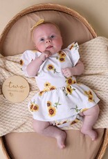 Snuggle Hunny Kids Snuggle Hunny Sunflower Short Sleeve Organic Dress