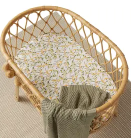 Snuggle Hunny Kids Snuggle Hunny Golden Wattle Organic Bassinet Sheet / Change Pad Cover