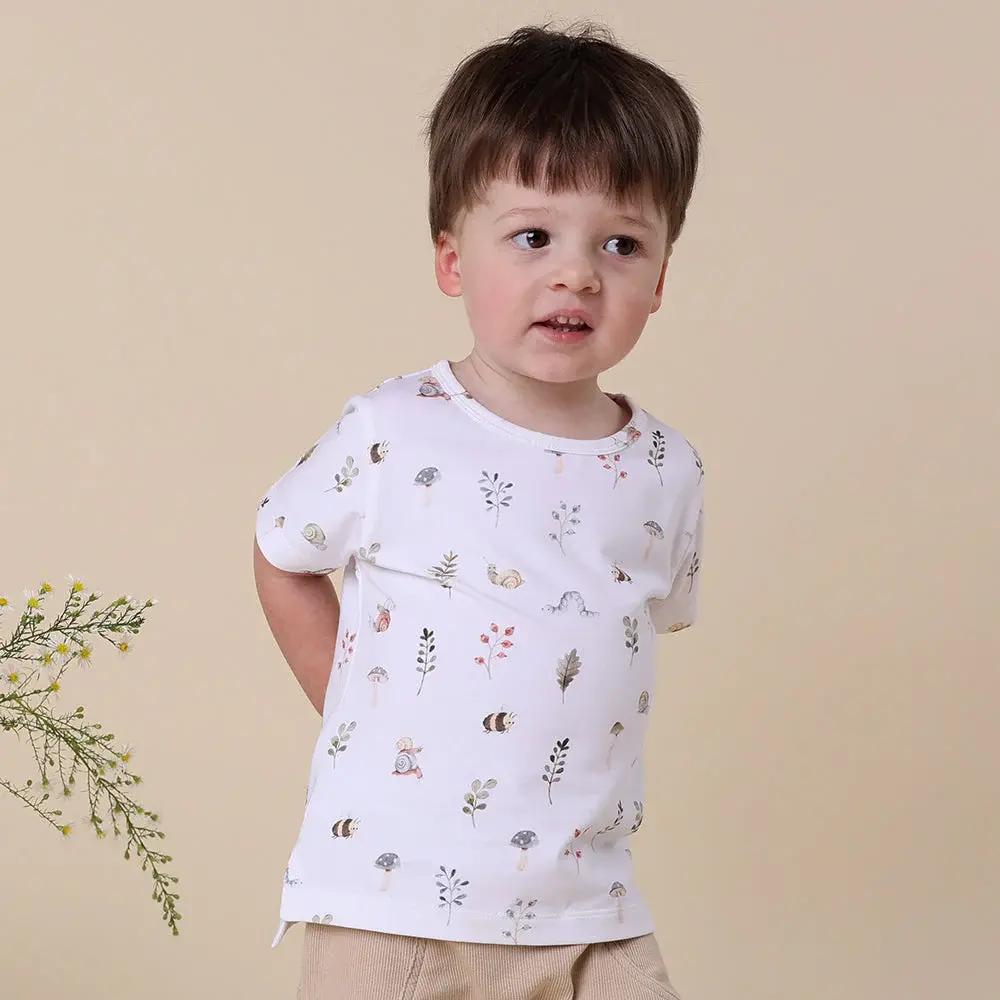 Snuggle Hunny Kids Snuggle Hunny Garden Friends Organic T-Shirt