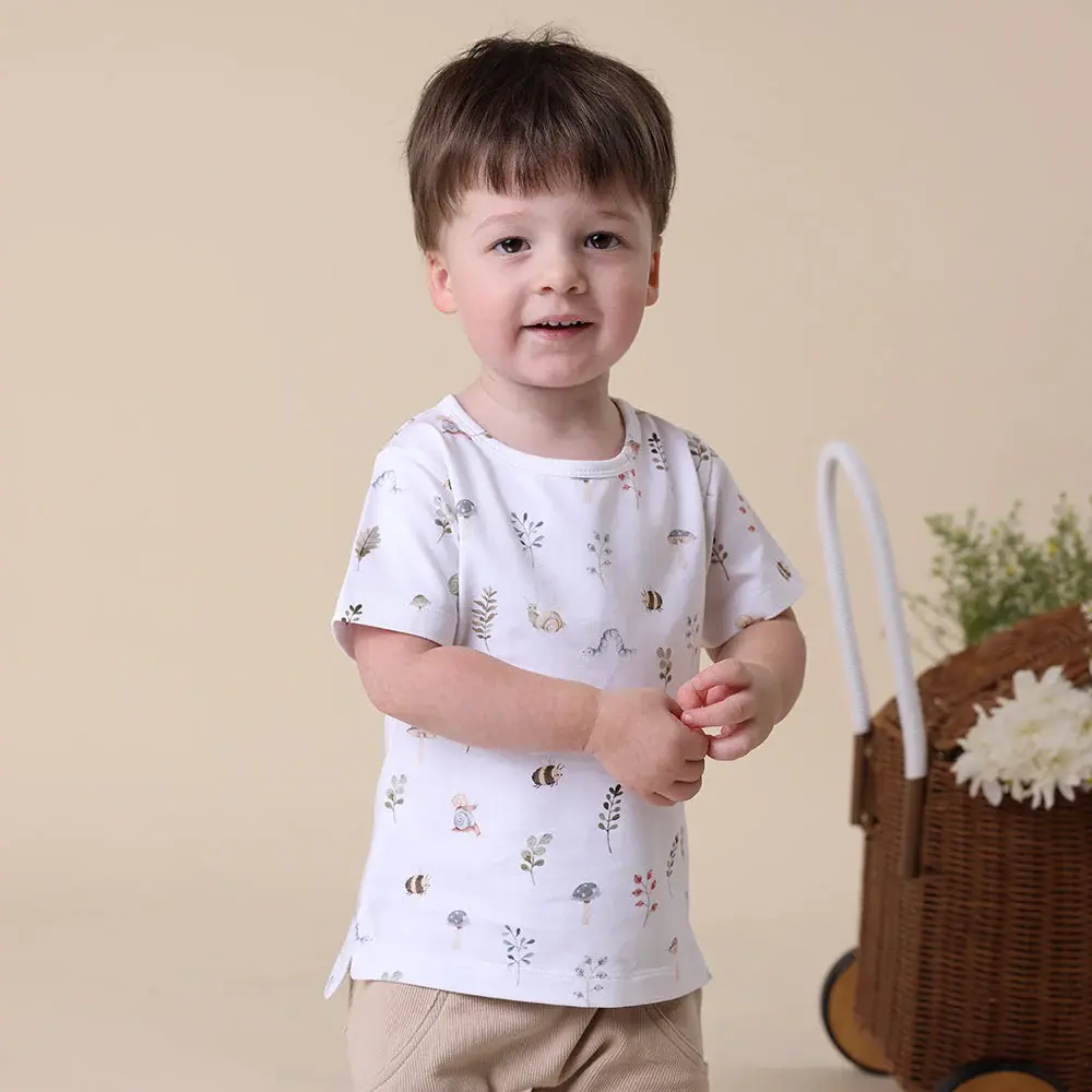 Snuggle Hunny Kids Snuggle Hunny Garden Friends Organic T-Shirt