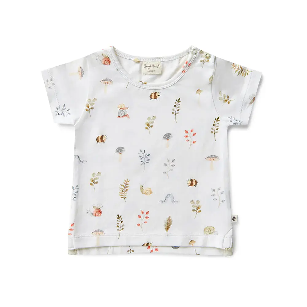 Snuggle Hunny Kids Snuggle Hunny Garden Friends Organic T-Shirt