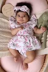 Snuggle Hunny Kids Snuggle Hunny Cherry Blossom Short Sleeve Organic Dress