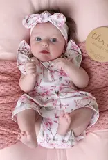 Snuggle Hunny Kids Snuggle Hunny Cherry Blossom Short Sleeve Organic Dress