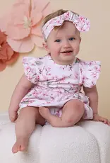 Snuggle Hunny Kids Snuggle Hunny Cherry Blossom Short Sleeve Organic Dress