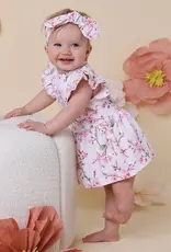 Snuggle Hunny Kids Snuggle Hunny Cherry Blossom Short Sleeve Organic Dress