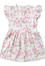 Snuggle Hunny Kids Snuggle Hunny Cherry Blossom Short Sleeve Organic Dress
