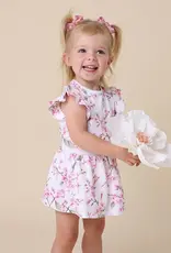 Snuggle Hunny Kids Snuggle Hunny Cherry Blossom Short Sleeve Organic Dress