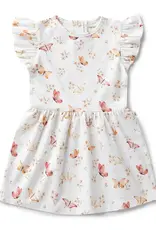 Snuggle Hunny Kids Snuggle Hunny Butterfly Short Sleeve Organic Dress