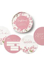 Snuggle Hunny Kids Snuggle Hunny Cherry Blossom & Jewel Reversible Milestone Cards