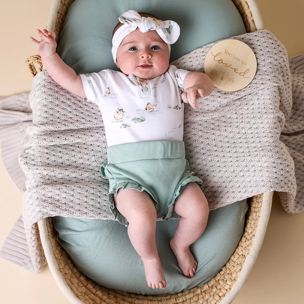 Snuggle Hunny Kids Snuggle Hunny Sage Organic Bloomers