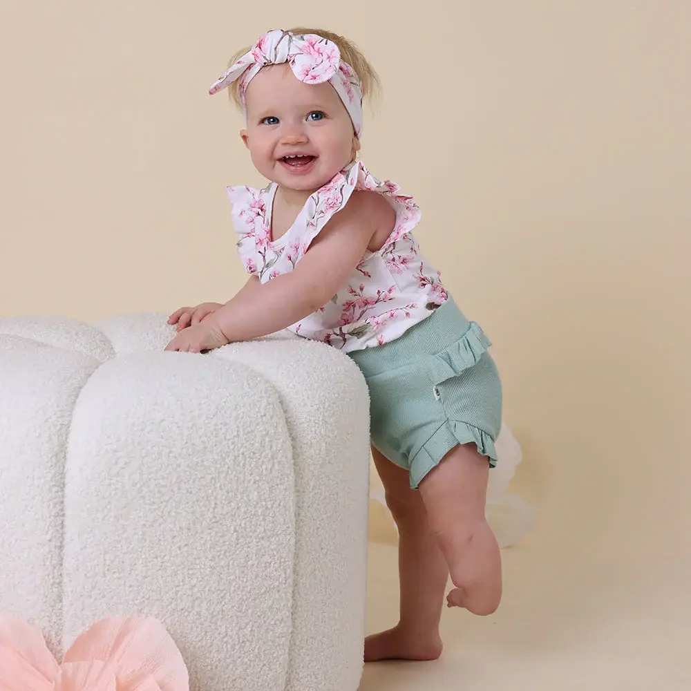 Snuggle Hunny Kids Snuggle Hunny Sage Organic Bloomers