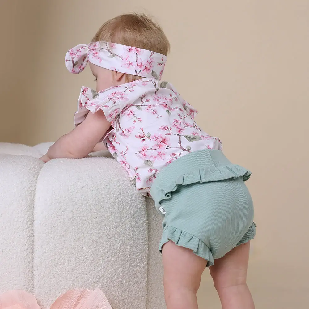 Snuggle Hunny Kids Snuggle Hunny Sage Organic Bloomers