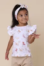 Snuggle Hunny Kids Snuggle Hunny Butterfly Organic T-Shirt with Frill