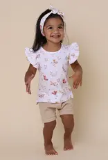 Snuggle Hunny Kids Snuggle Hunny Butterfly Organic T-Shirt with Frill