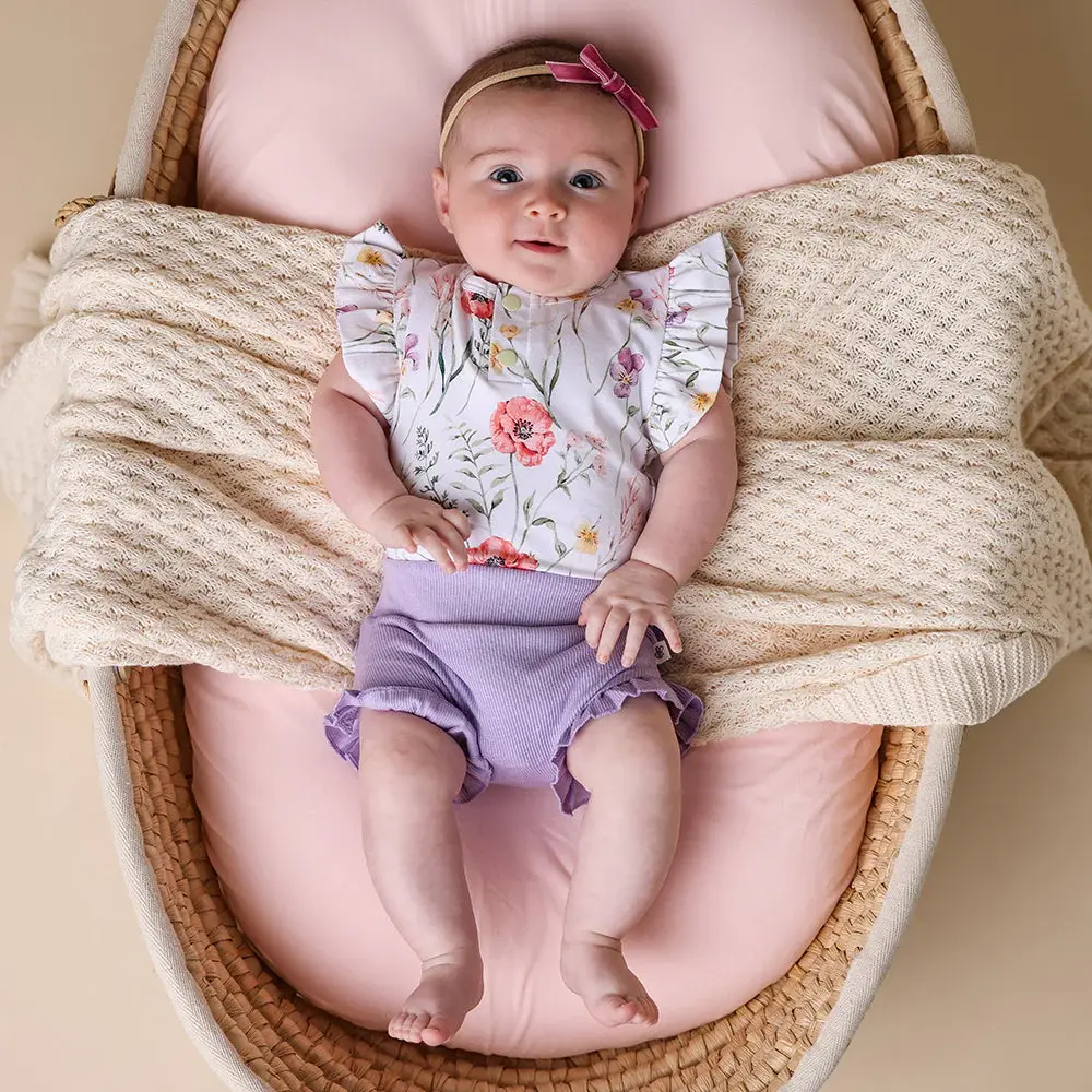Snuggle Hunny Kids Snuggle Hunny Jacaranda Organic Bloomers