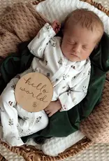 Snuggle Hunny Kids Snuggle Hunny Organic Snuggle Sleepsuit Zip Footie - Garden Friends