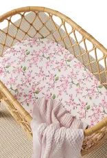 Snuggle Hunny Kids Snuggle Hunny Cherry Blossom Organic Bassinet Sheet / Change Pad Cover