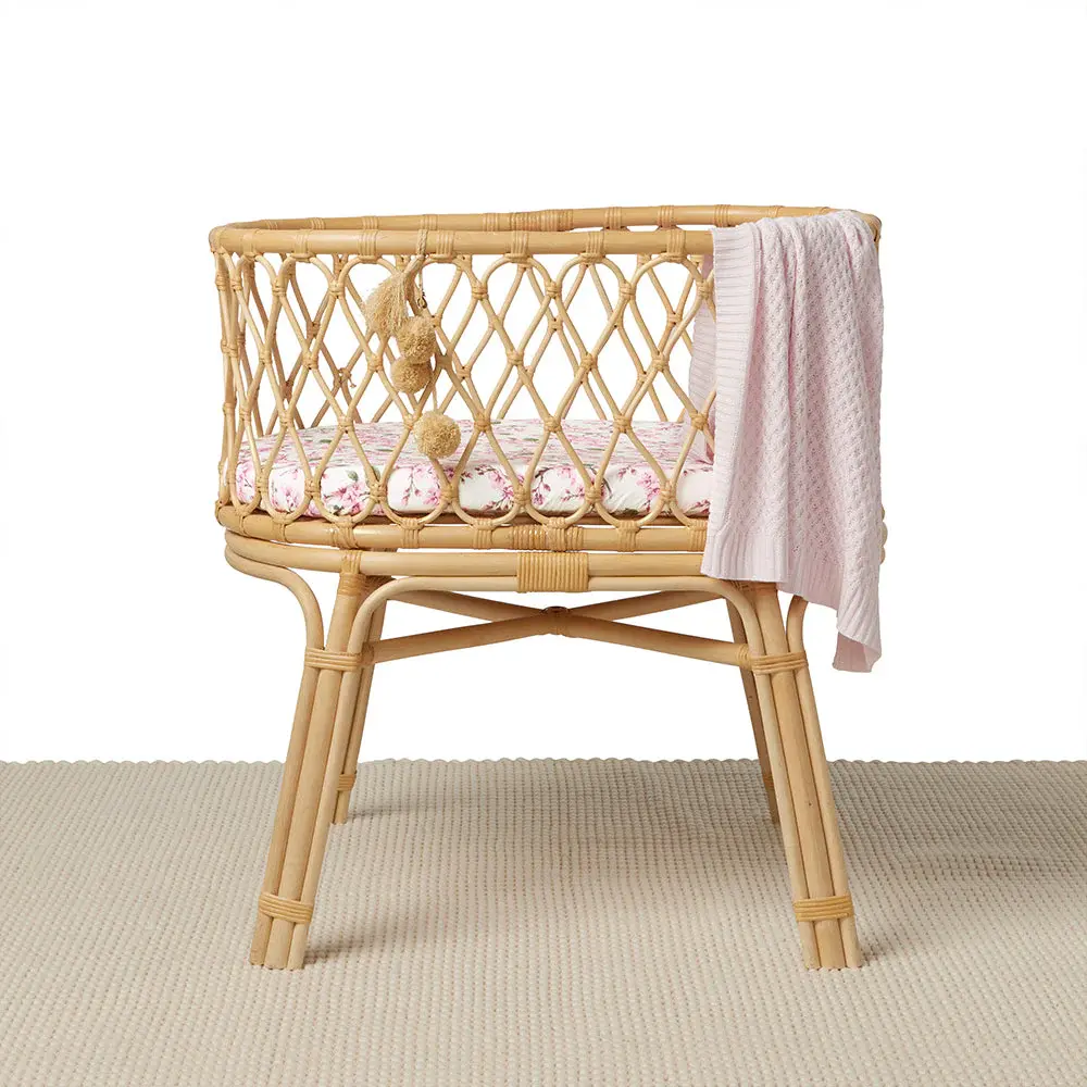 Snuggle Hunny Kids Snuggle Hunny Cherry Blossom Organic Bassinet Sheet / Change Pad Cover