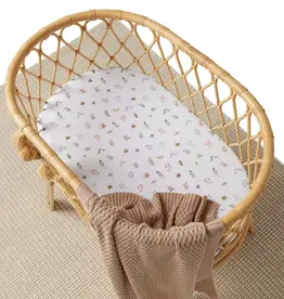 Snuggle Hunny Kids Snuggle Hunny Garden Friends Organic Bassinet Sheet / Change Pad Cover