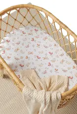 Snuggle Hunny Kids Snuggle Hunny Butterfly Organic Bassinet Sheet / Change Pad Cover