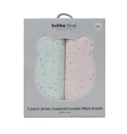 Bubba Blue Bubba Blue Everyday Essentials 2 PK Bass/Cradle Fitted Sheet