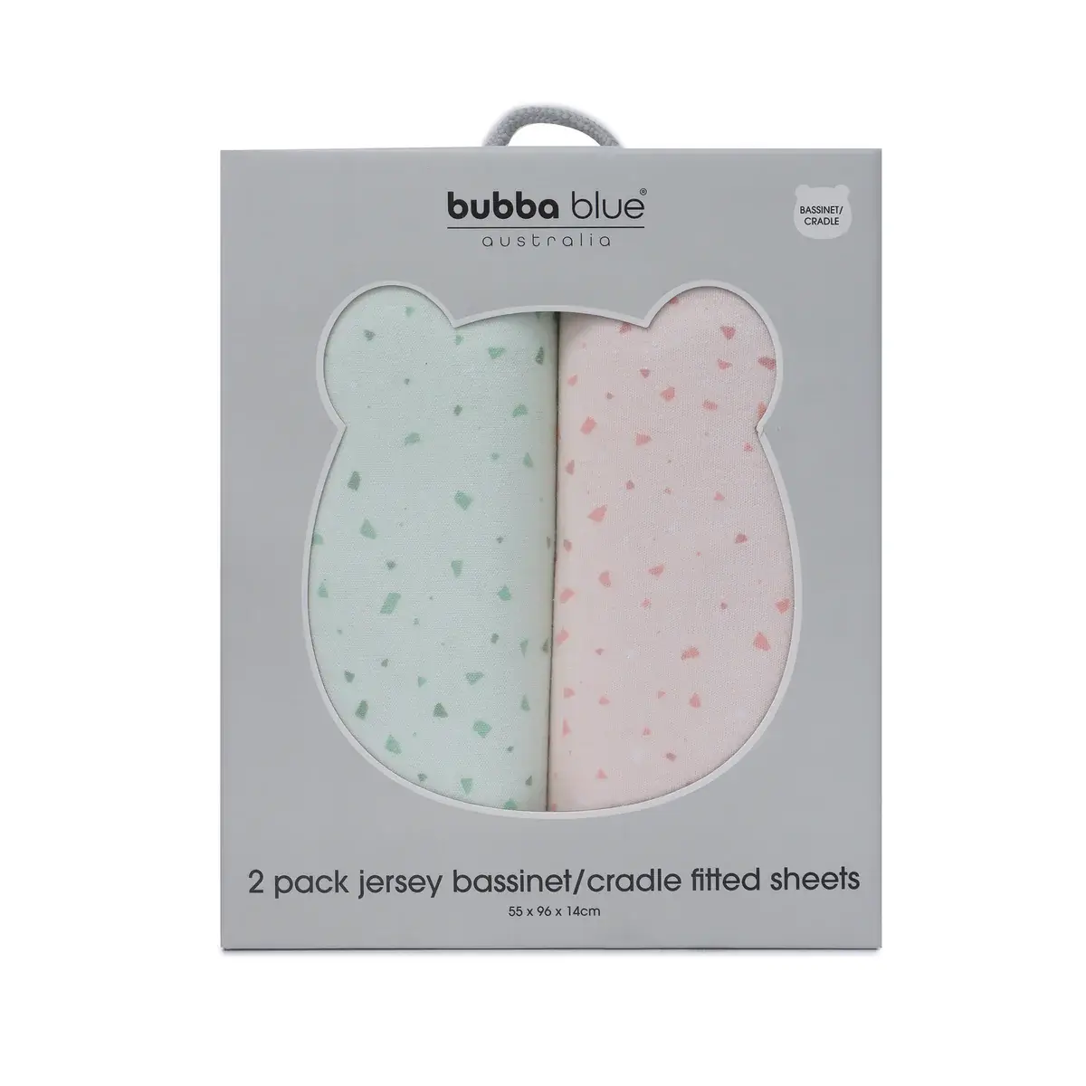 Bubba Blue Bubba Blue Everyday Essentials 2 PK Bass/Cradle Fitted Sheet